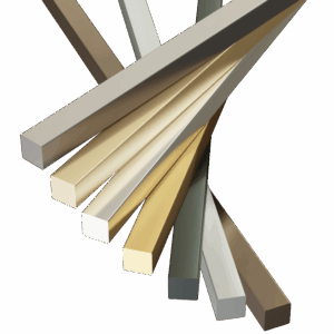 .25″ Square Decorative Aluminum Bar Sample Kit