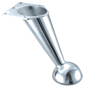 Angle Round Foot, 4.875″ Height – Chrome