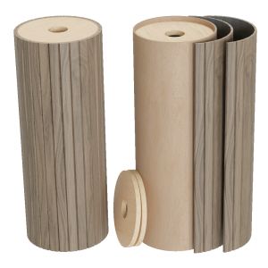 Cylinder/Round Base Shape with Tambour Panels Kit