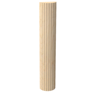 Create-A-Column® Reeded Half Round Mouldings