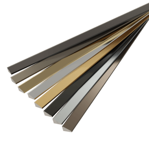 .438″ Wide x .25″ Thick Angled Aluminum Bar Sample Kit