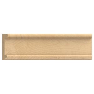 3.5″ Wide Flat Panel Wood Moulding, 96″ Long