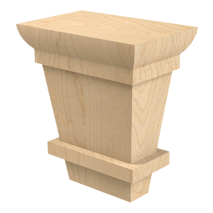 Palladian Bun Foot, 4.5″ Height