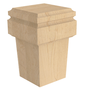 Empire Bun Foot, 4.5″ Height