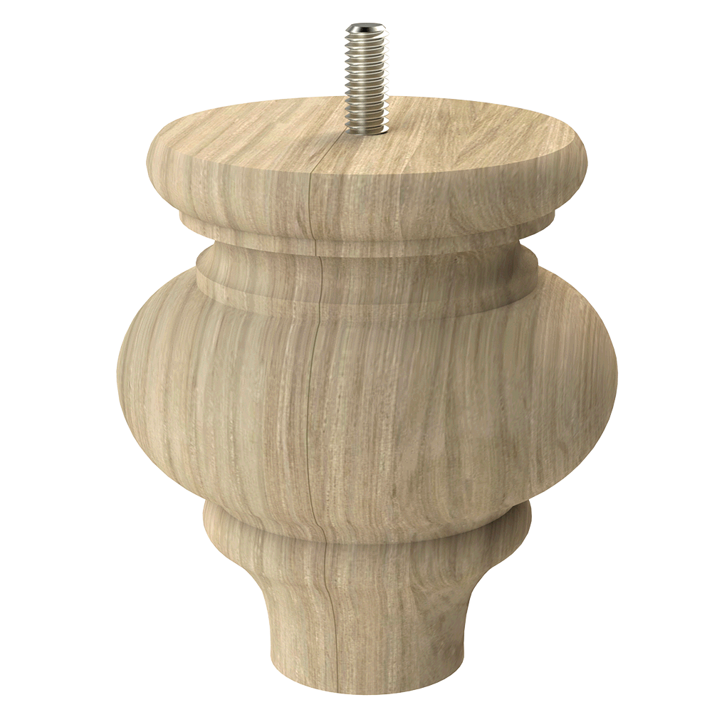 Country French Bun Feet - Cabinet \u0026 Furniture Components - Designs of  Distinction, image size:1000x1000