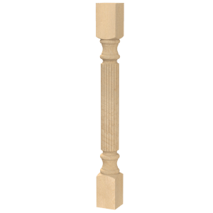 Traditional Reeded Column, 34.5″ Height