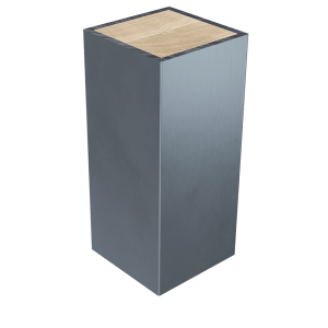 2″ Square Foot with Aluminum Sleeve, 4.5″ Height