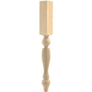 Country French Reeded Column, 35.25″ Height