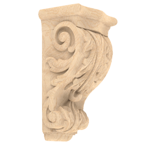 Hand Carved Acanthus Corbels