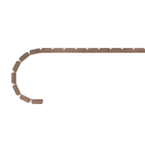 3/4″ Bevel Flexible Tambour (.313″ Thick) <b>#201</b>