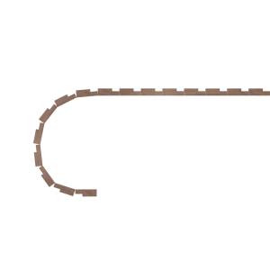 1/2″ Square Flexible Tambour (.25″ Thick) <b>#304</b>