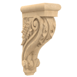 Grape Hand Carved Corbels