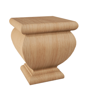 Square Lille Bun Foot, 4.5″ Height