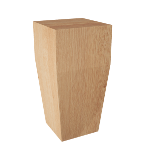 Square Craftsman Bun Foot, 6″ Height