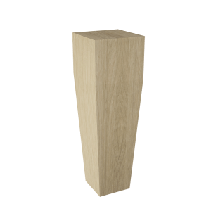 Square Tapered Bun Foot, 6″ Height