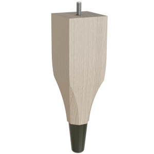 Calla Feet with Brass Slipper Cups, 9″ Height