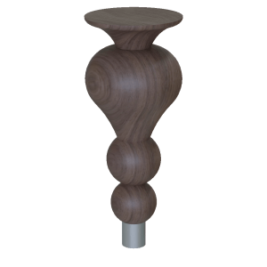 Tipt Toe Feet with Ferrule, 9″ Height