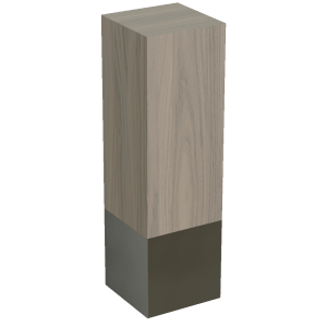 3″ Square Leg with Aluminum Sleeve, 10″ Height