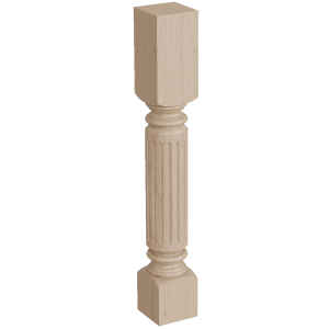Fluted Roman Classic Column, 35.25″ Height