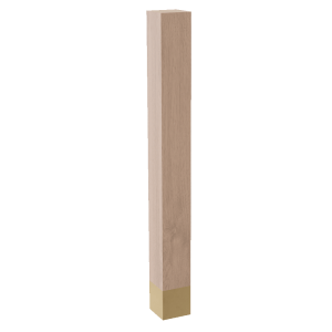 3″ Square Leg with Anodized Sleeve, 29″ Height