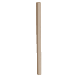 2″ Square Column, 42.25″ Height