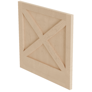 Trimmable X-Panels with Backers