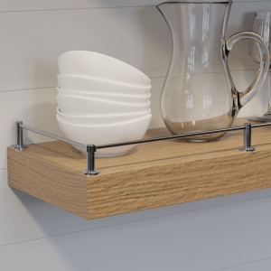 Contemporary Gallery Rail Posts, Single Rail