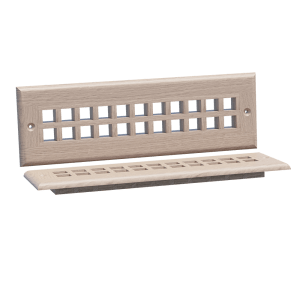 3.75″ Wide Grate-Style Self-Rimming Toe-Kick Vent