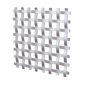 .375″ Flat Single Square Decorative Grille <b>#SQ286S</b>