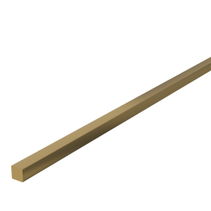 .25″ Square Decorative Aluminum Bar