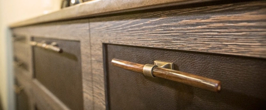 Grained Leather Style #2216 in Walnut