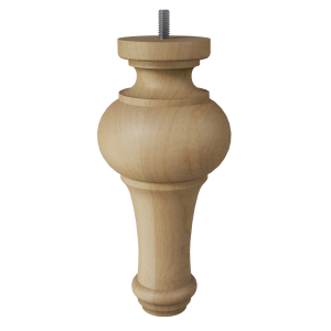 Bella Plain Bun Foot, 8″ Height