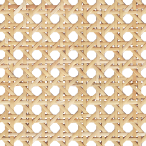 Hexagonal Rattan Webbing (36″ Wide), 1 Linear Foot – Natural