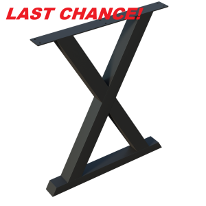 Metal X-Base, 28″ Height – Flat Black <b>LAST CHANCE</b>