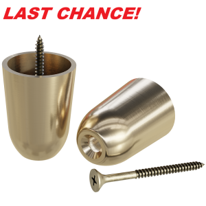 Round Slipper Cups – Polished Brass <b>LAST CHANCE</b>