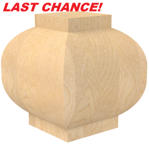 Small Aiden Bun Feet, 4″ Height – <b>LAST CHANCE</b>