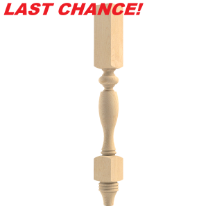 Country French Double Square Island Posts, 35.25″ Height – <b>LAST CHANCE!</b>