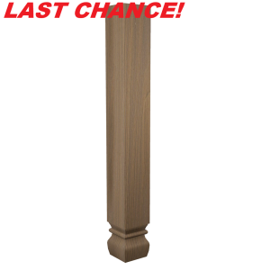 Kensington Furniture Leg, 24″ Height – Walnut <b>LAST CHANCE!</b>