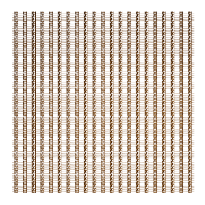 Interlaced Stripe Italian Mesh (59″ Wide), 1 Linear Foot <b>#110</b>